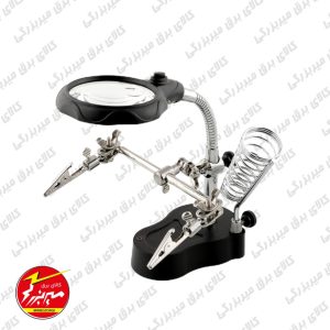 پایه هویه ذره بین دار چراغدار مدل 801
